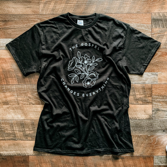 The Gospel Changes Everything Shirt - Black – The Daily Grace Co.