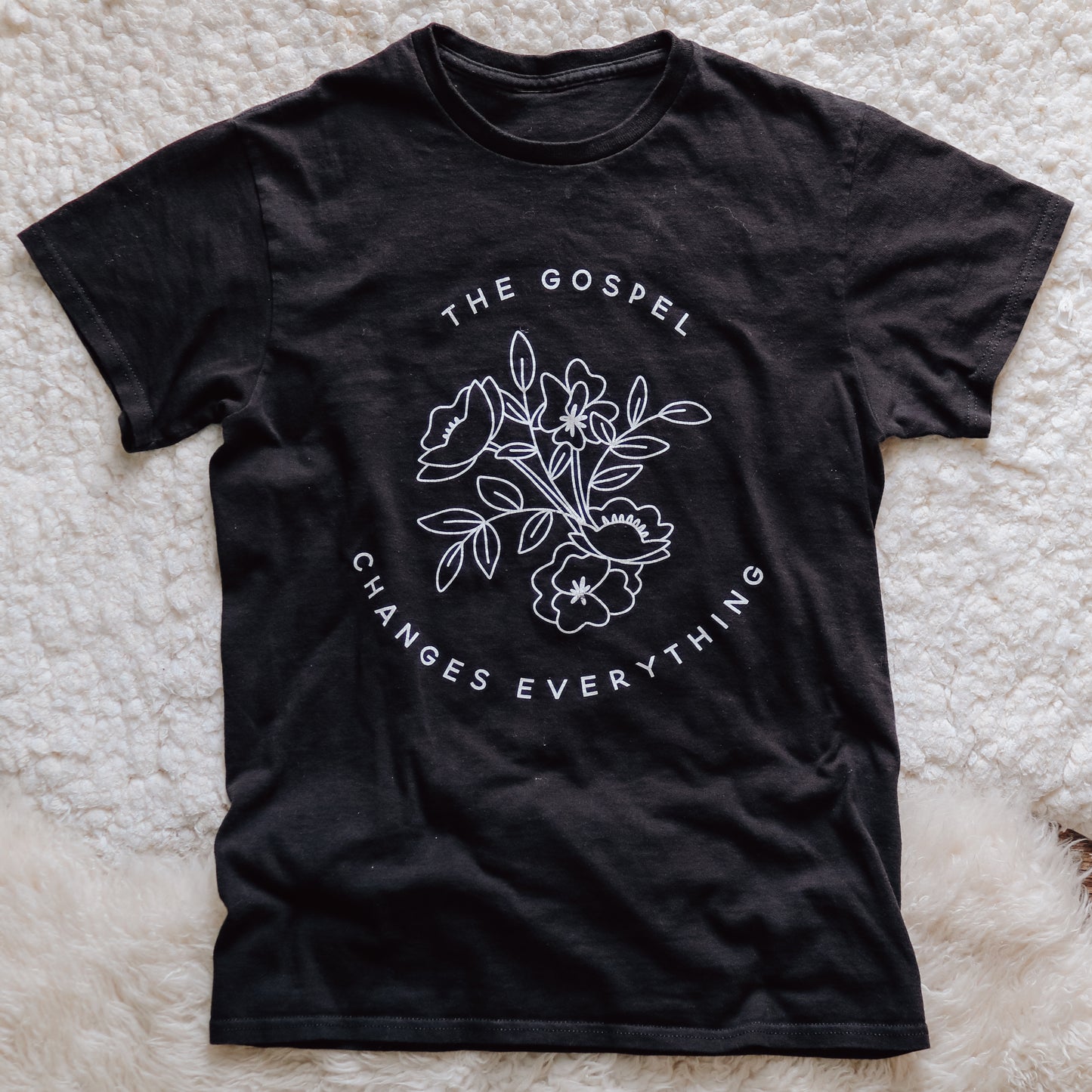 The Gospel Changes Everything Shirt - Black