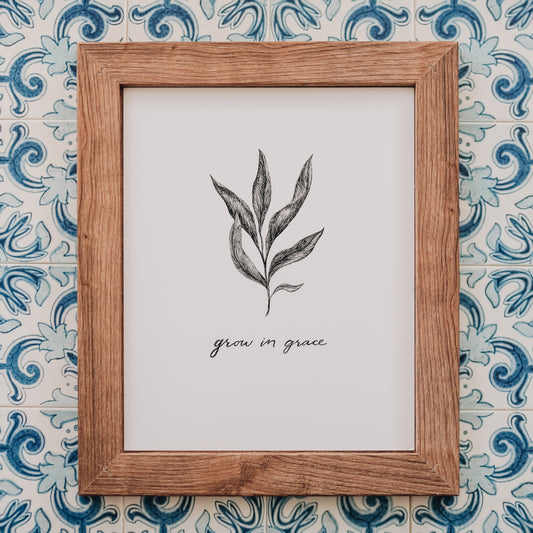 Grow in Grace Print