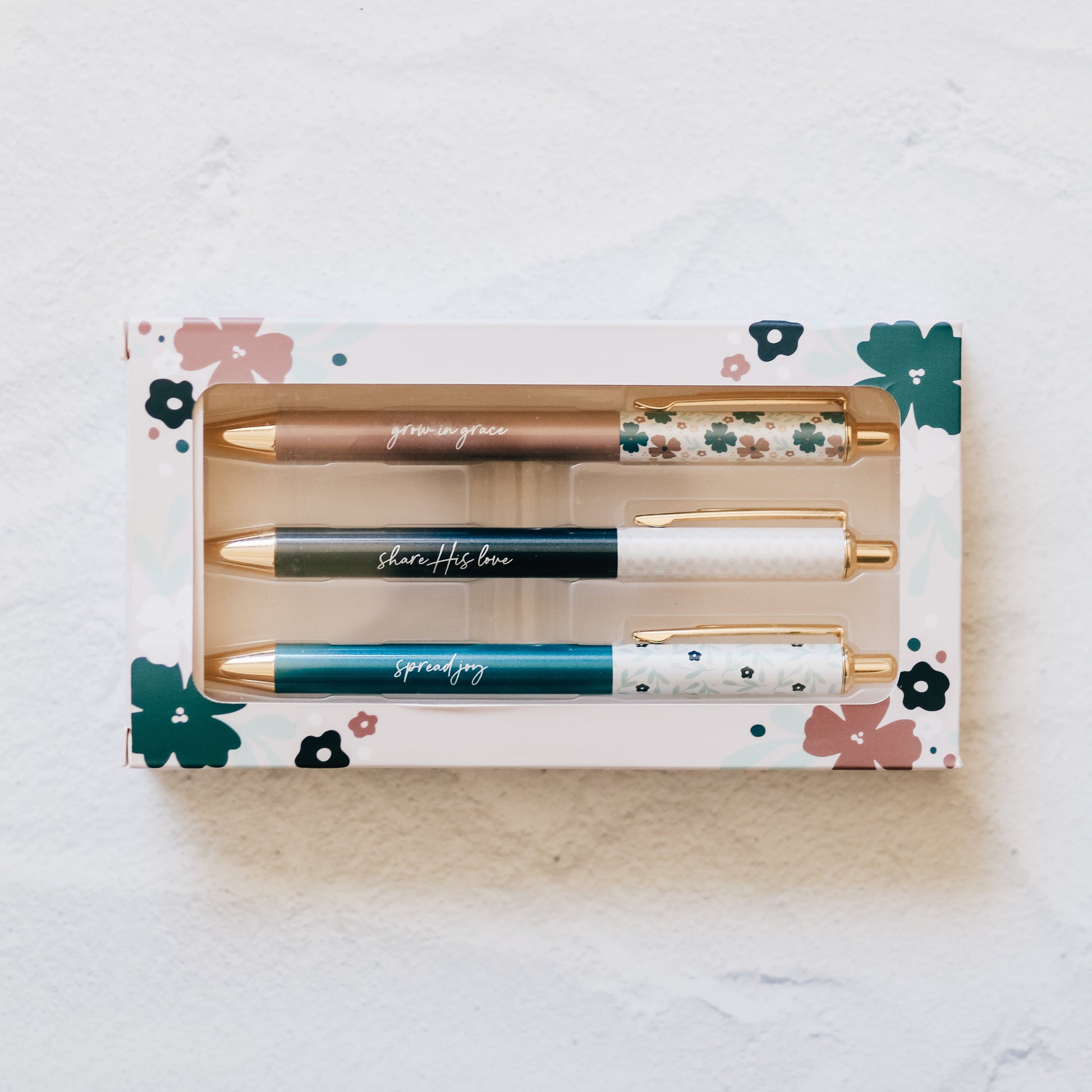 Floral Pen Set – The Daily Grace Co.