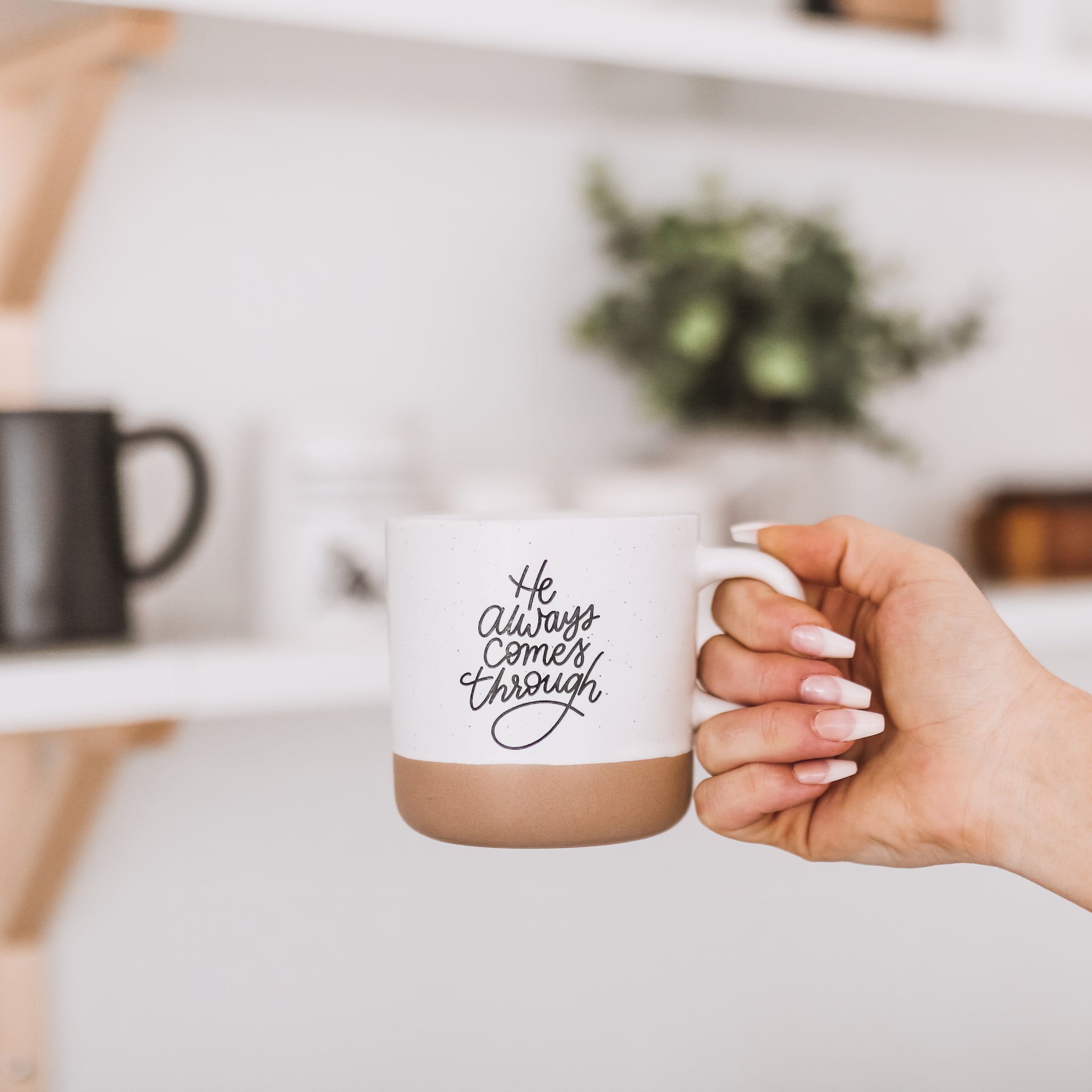 He Always Comes Through Mug – The Daily Grace Co.
