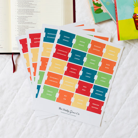 Kids Bible Tabs - Striped