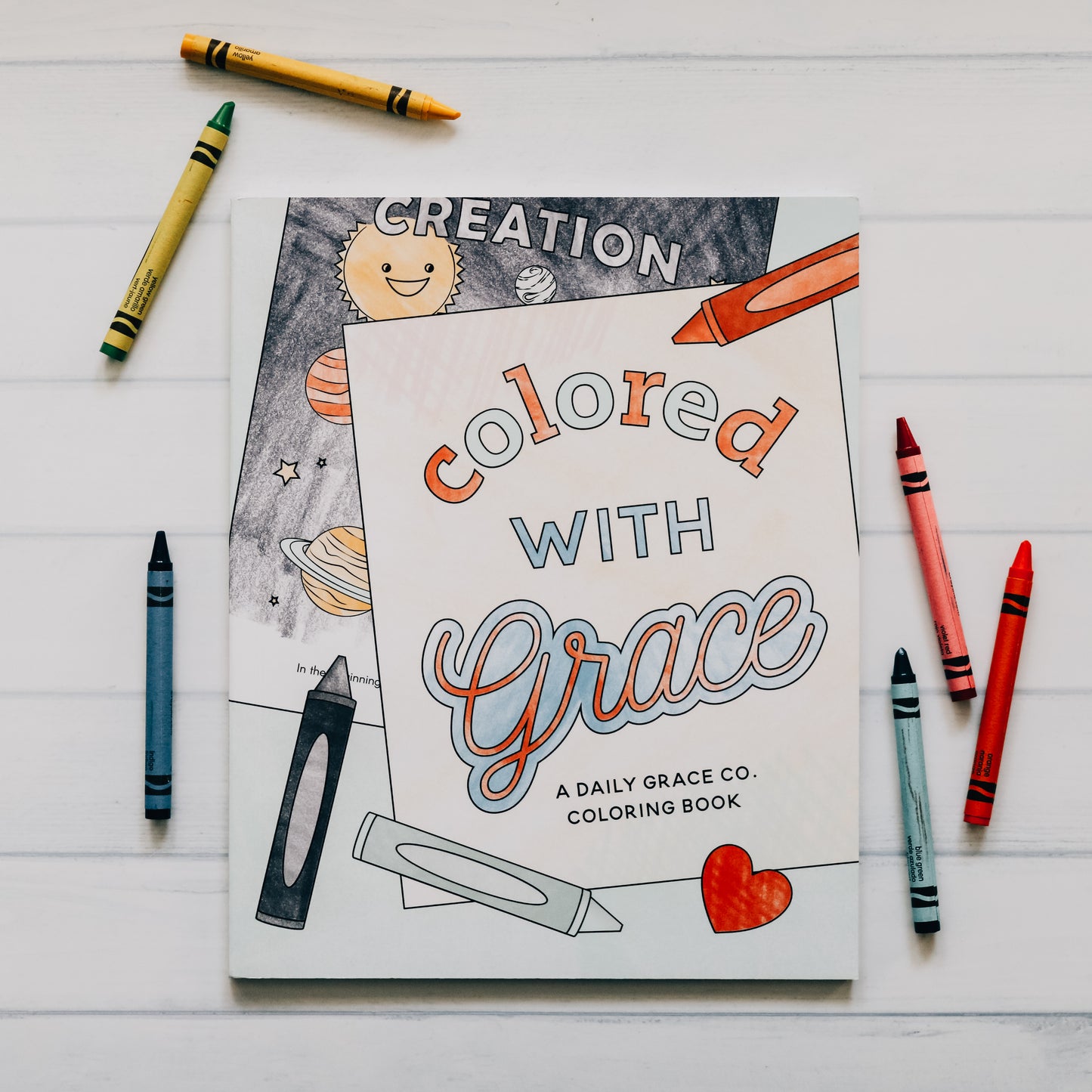 Colored with Grace - Kids Coloring Book