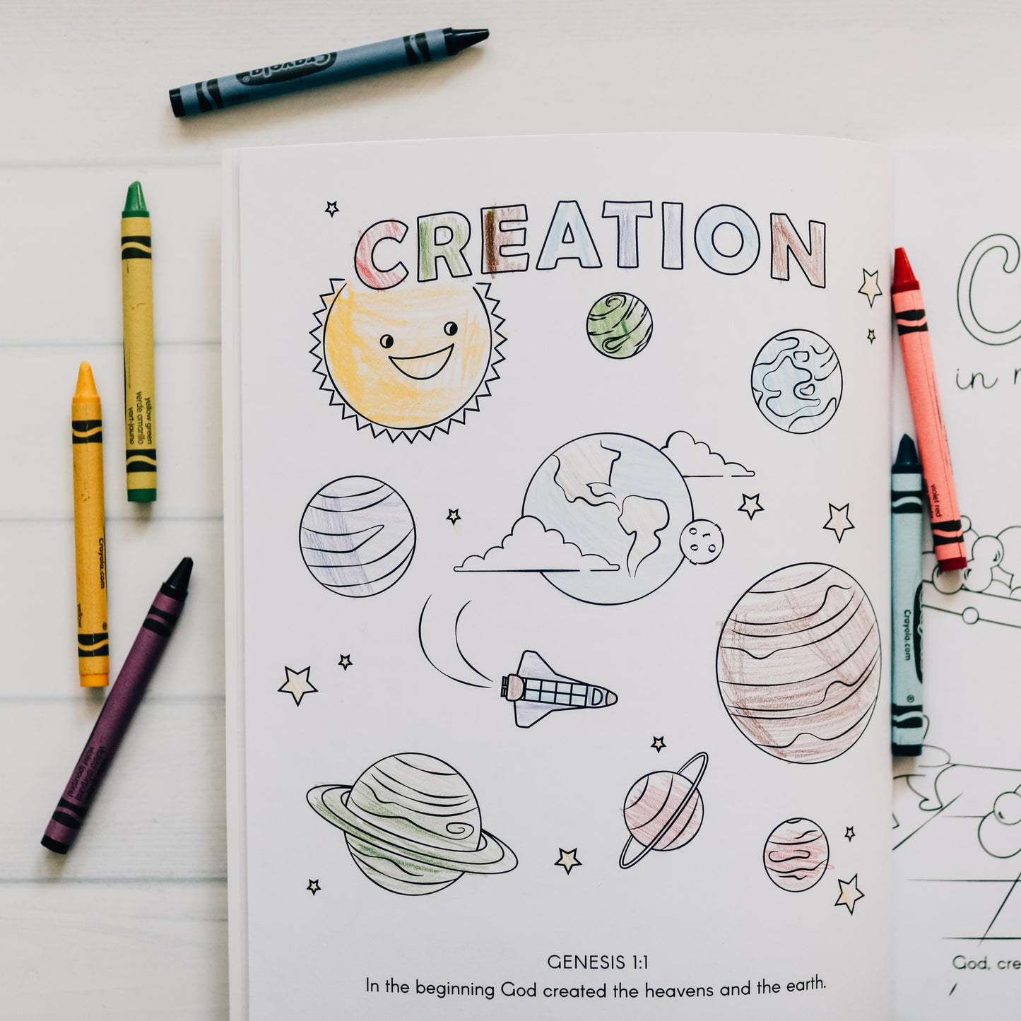 Colored With Grace - Kids Coloring Book