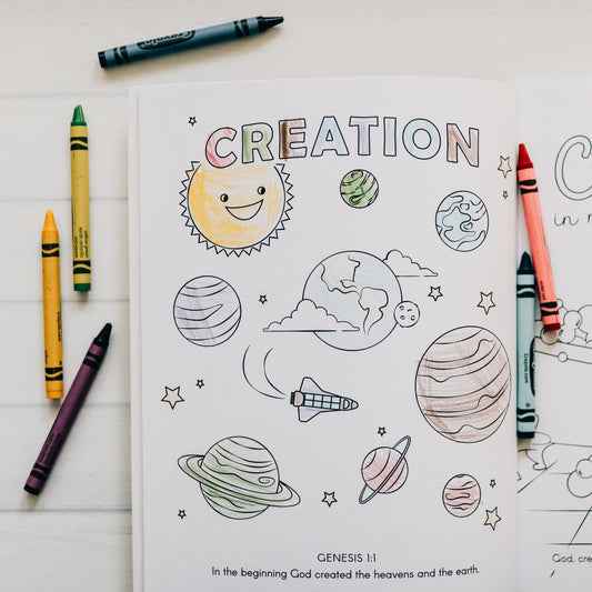 Colored with Grace - Kids Coloring Book