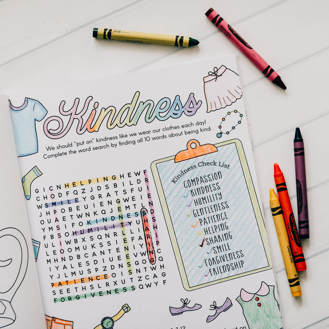 christian word search coloring book