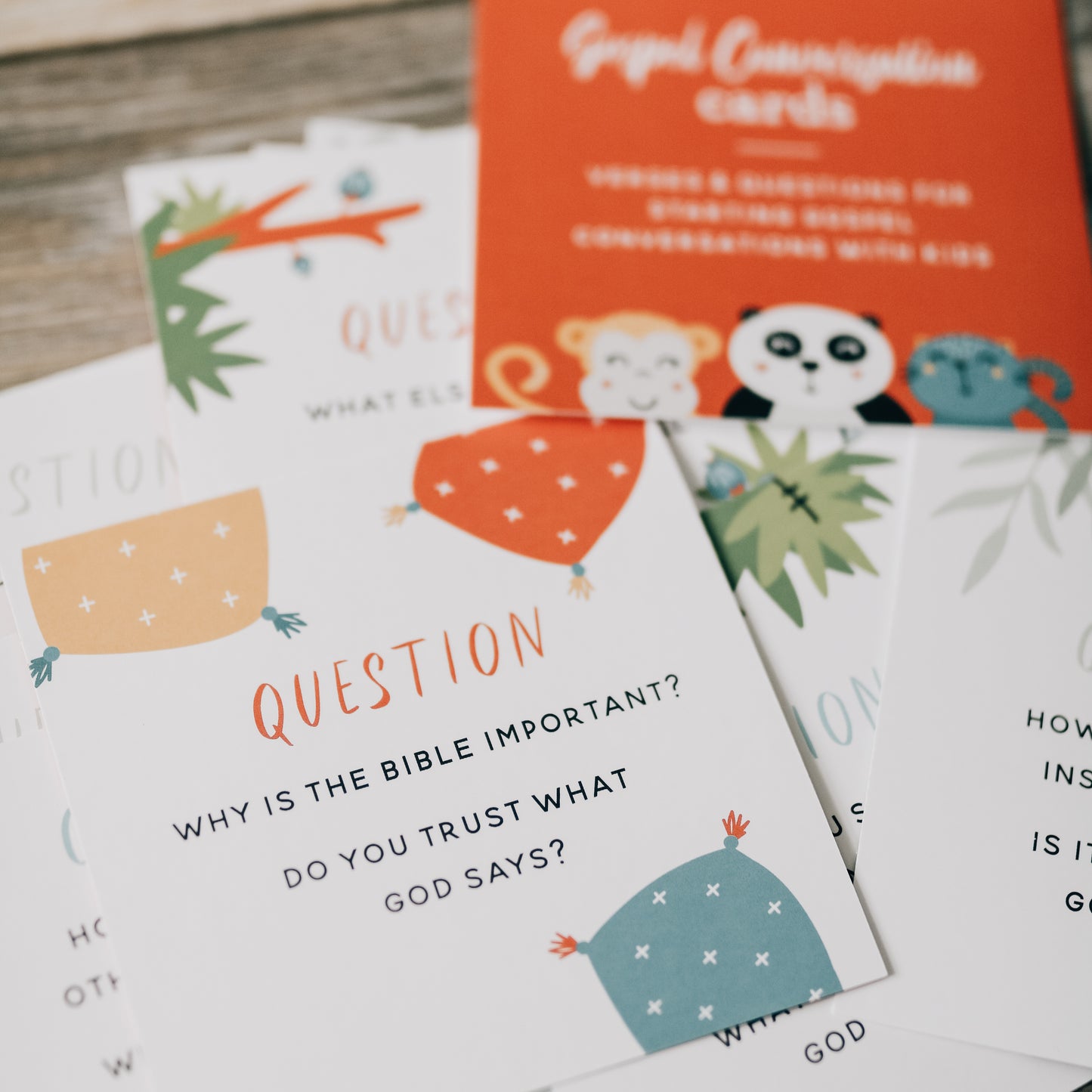 Gospel Conversations for Kids Card Set