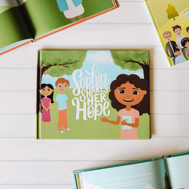 Sophia Shares her Hope - Christian children's book cover photo