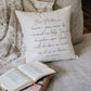The Lord's Prayer Pillow Cover