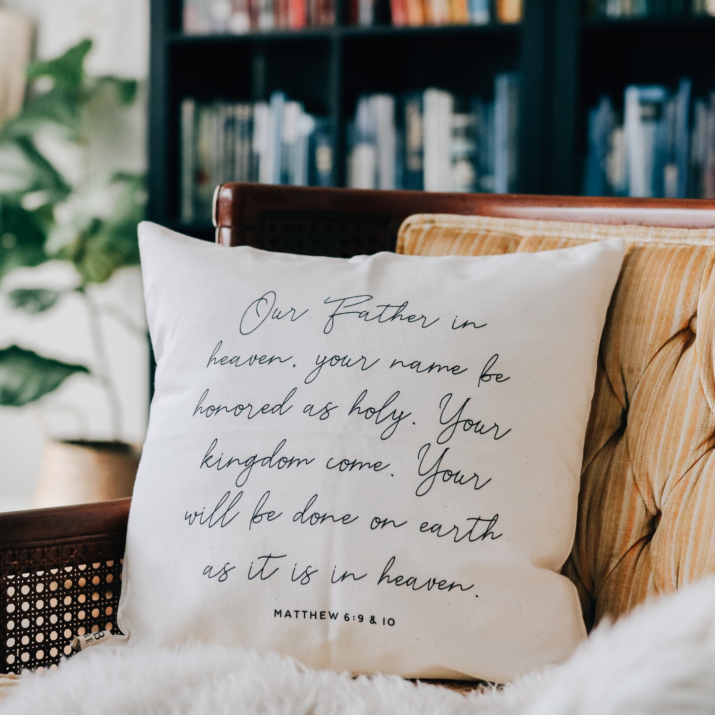 The Lord's Prayer Pillow Cover