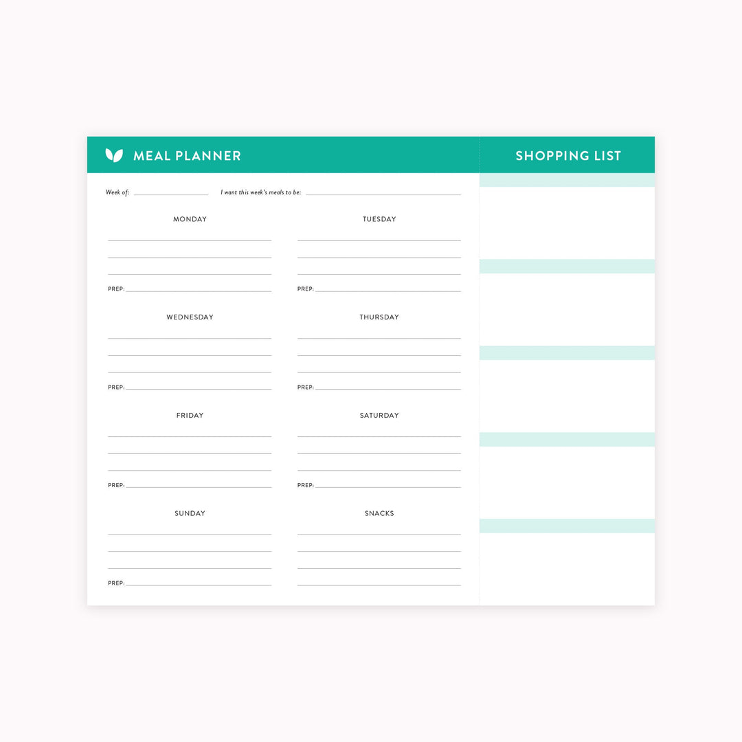 Cultivate What Matters - Meal Planner Notepad