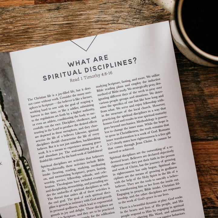 What are Spiritual Disciplines Topic in Men's Bible Study