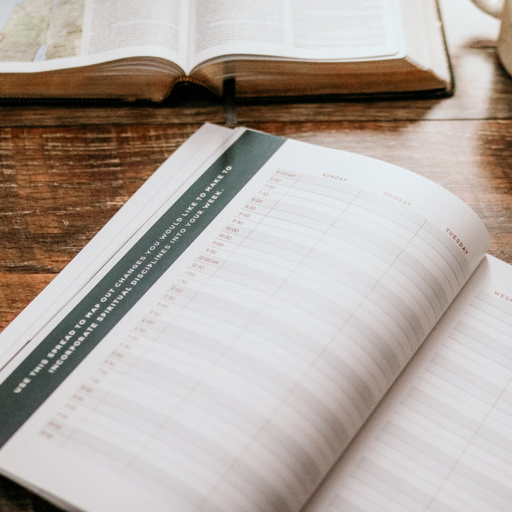 Spiritual Disciplines Weekly Plan for Men's Bible Study