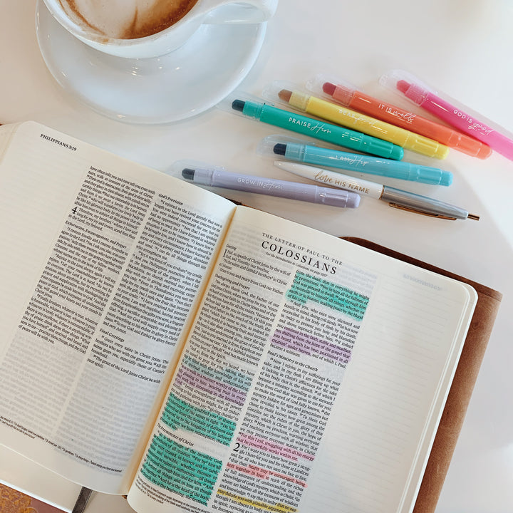 Slightly Imperfect - Pastel Bible Highlighter Set