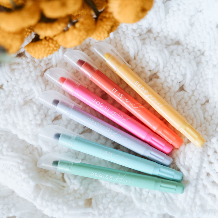Slightly Imperfect - Pastel Bible Highlighter Set
