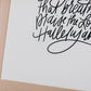 Praise the Lord Print