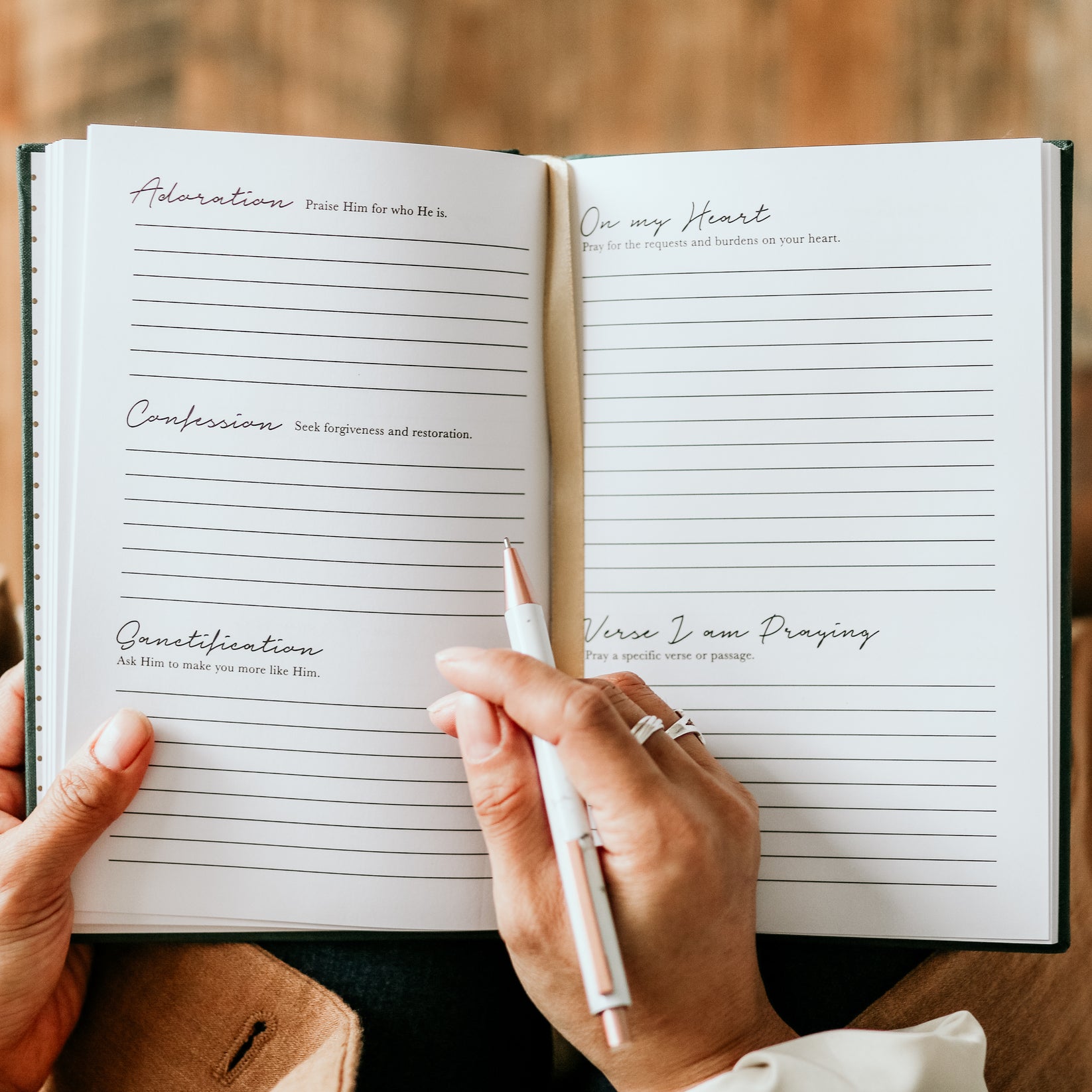 Prayer Journal Floral The Daily Grace Co.