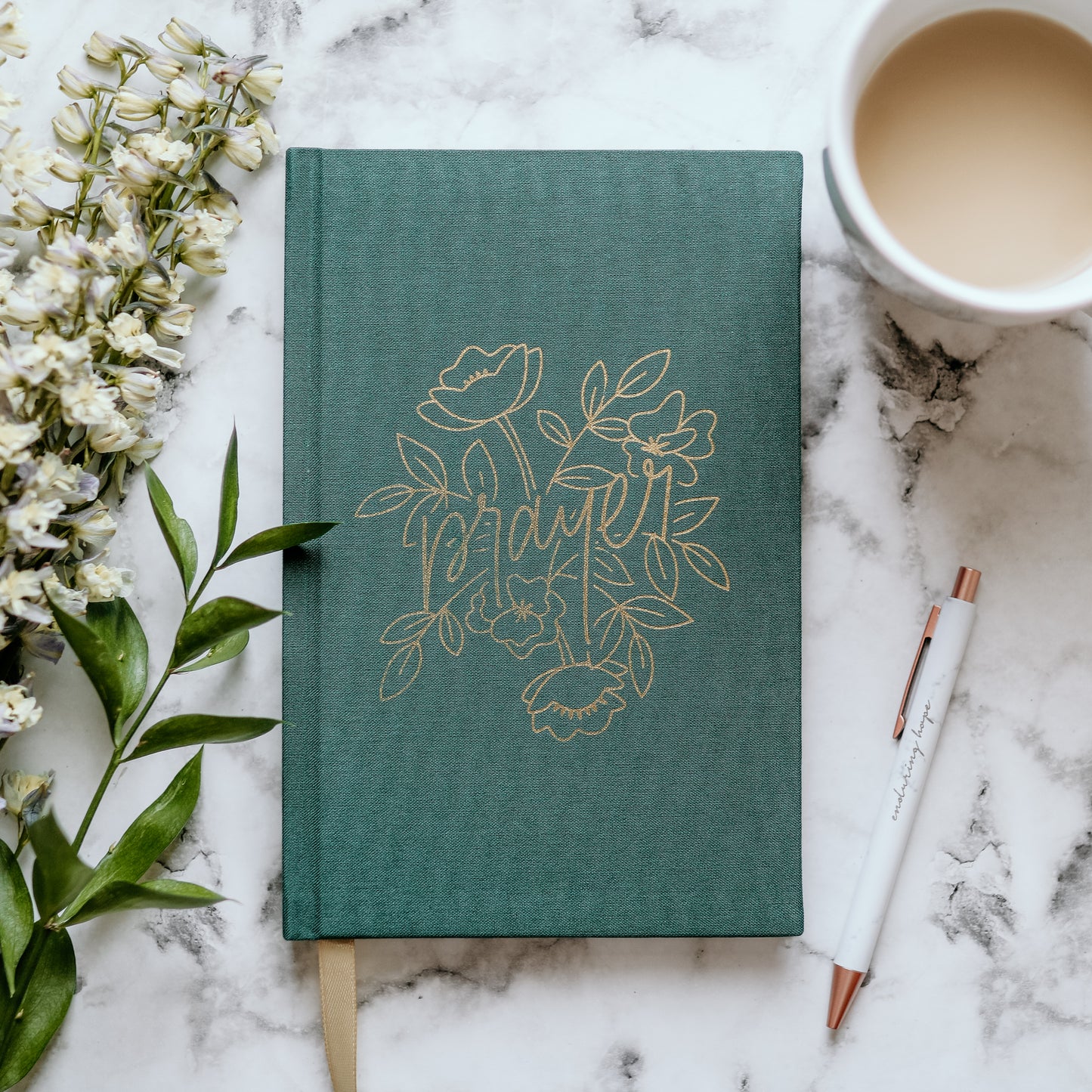 Gold Foil Floral Journal Bundle