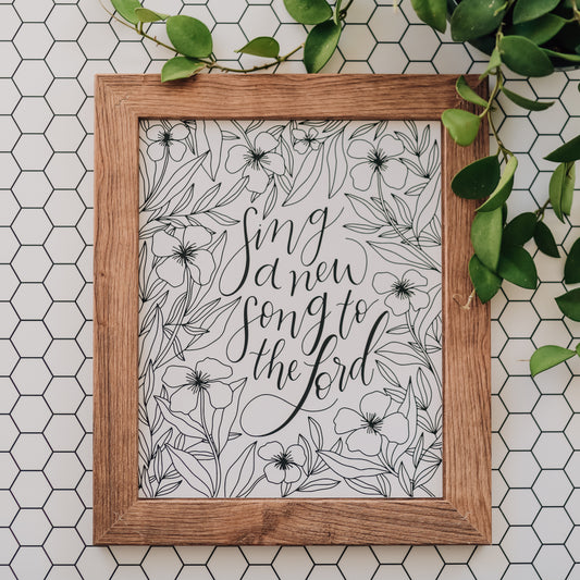 Sing a New Song Print