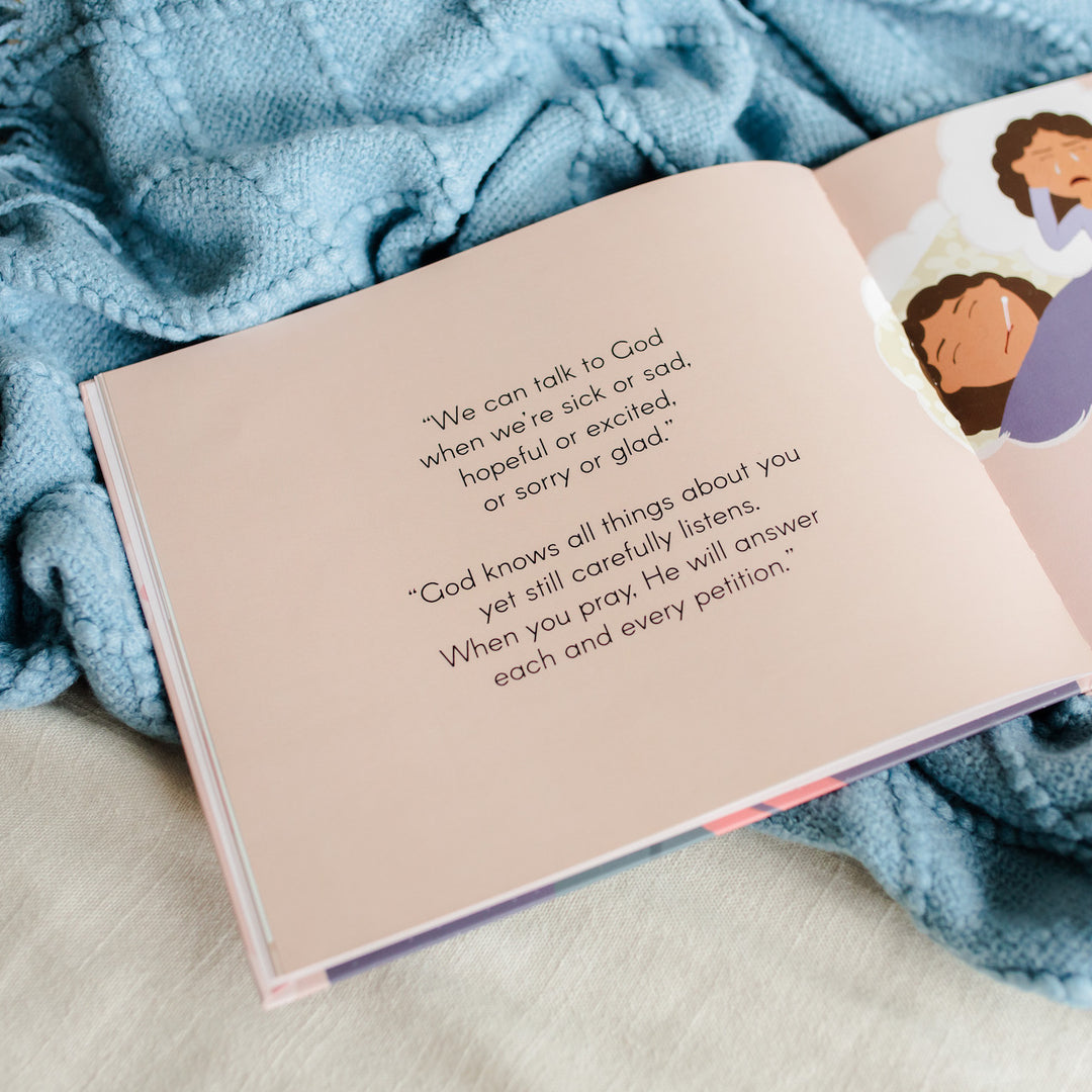 Sophia Learns To Pray - Kid's illustrated book about prayer inside page