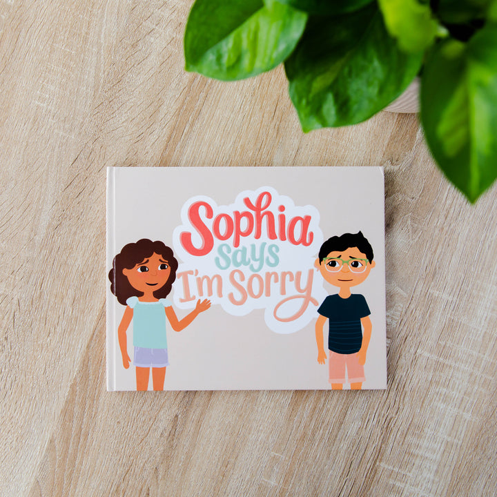 Sophia Says I'm Sorry - Illustrated children's book cover