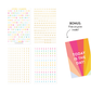 Letter and Numbers Sticker Pack - Cultivate What Matters - Personalization Stickers - Goal Setting - Planner Stickers
