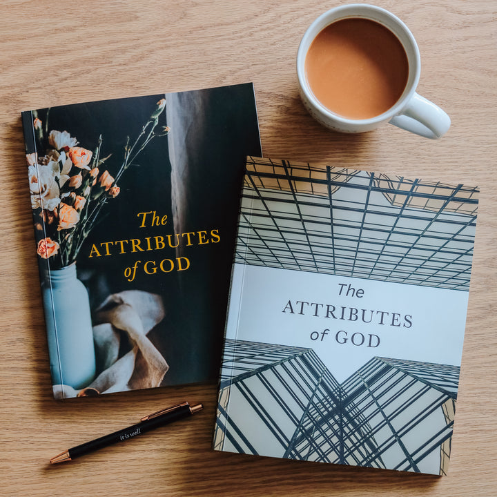 Men's and Women's versions of Bible Study next to each other with cup of coffee