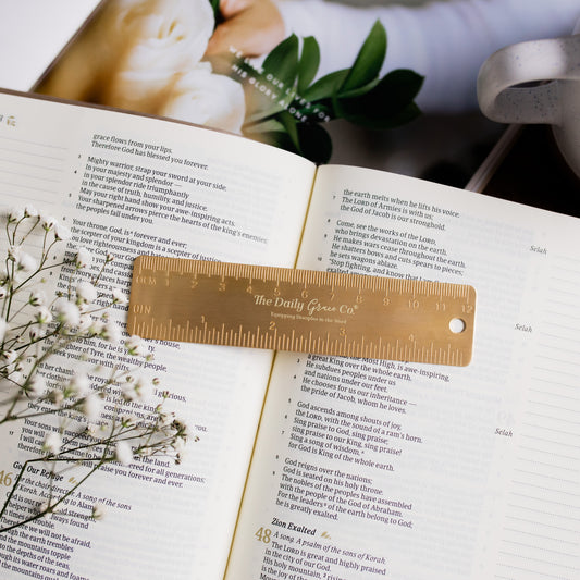 'Tis So Sweet Brass Ruler
