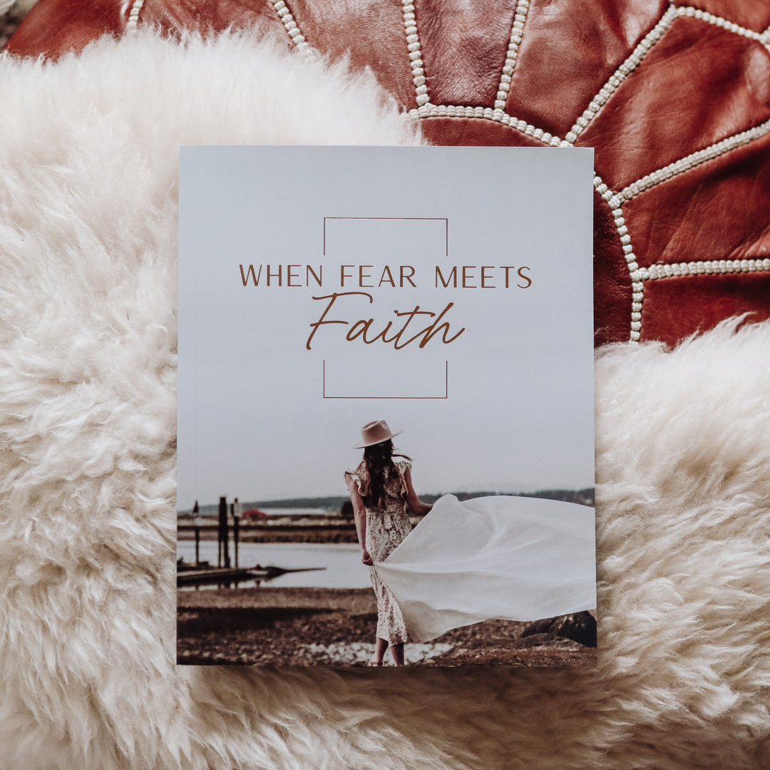 When Fear Meets Faith women's Bible Study sitting on rug