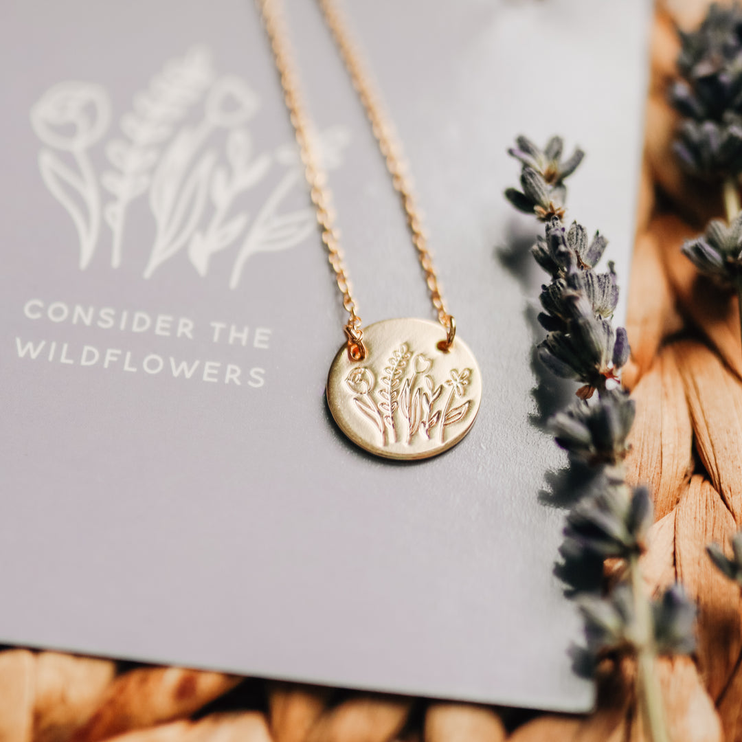 Slightly Imperfect - Wildflower Necklace
